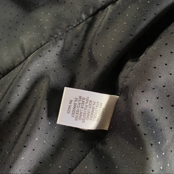 Banana Republic 👜 Navy Cotton Blazer - Picture 6 of 8